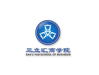 于洪涛的三立汇商学院对称logologo设计