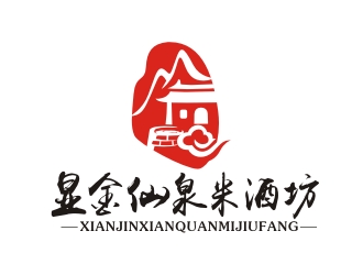 曾翼的显金仙泉米酒坊商标设计logo设计