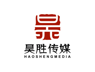 安冬的宁夏昊胜源传媒科技有限公司标志设计logo设计