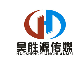 李正东的宁夏昊胜源传媒科技有限公司标志设计logo设计
