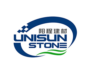 潘乐的UNISUN STONE/阳程建材logo设计