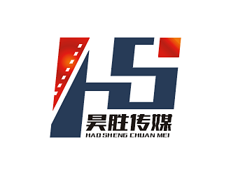 劳志飞的宁夏昊胜源传媒科技有限公司标志设计logo设计