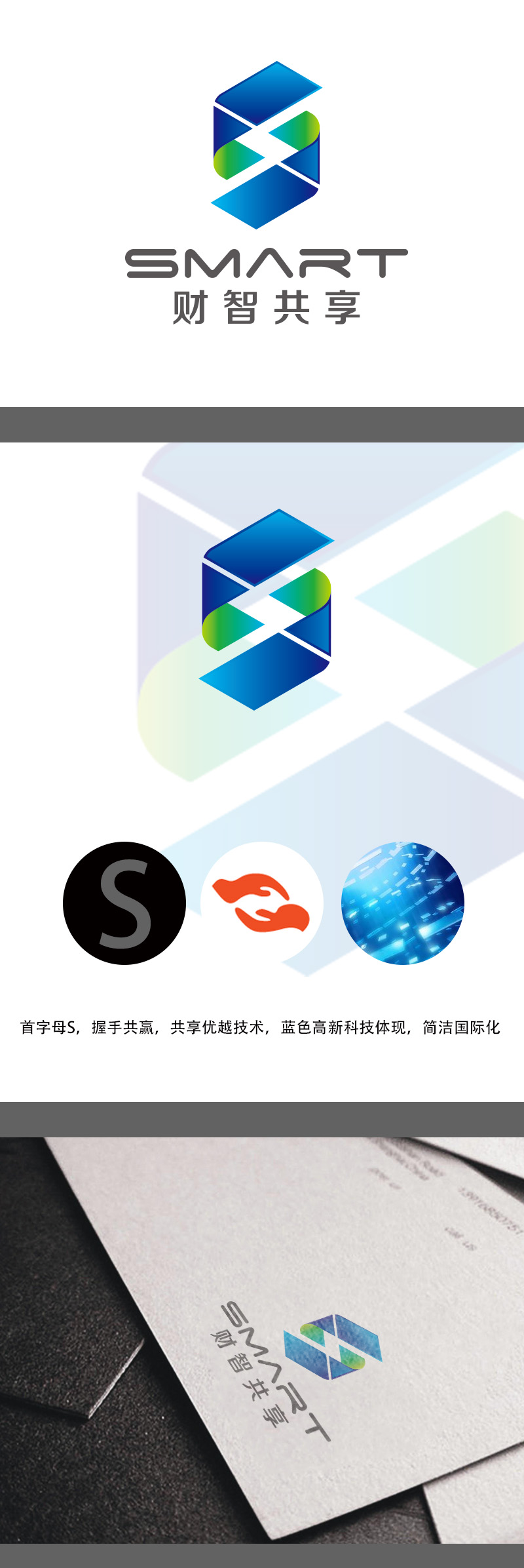 黄安悦的财智共享（北京）技术服务有限公司logo设计