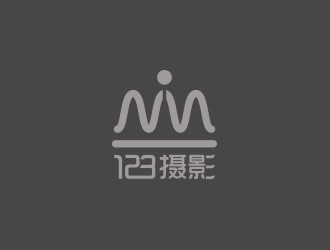 黄安悦的123摄影工作室logo设计