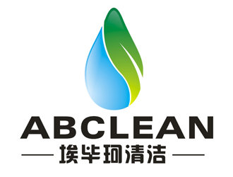 李正东的ABCLEAN 埃毕珂清洁技术logo设计