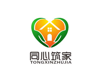 郭庆忠的同心筑家logo设计