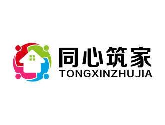 郭重阳的同心筑家logo设计