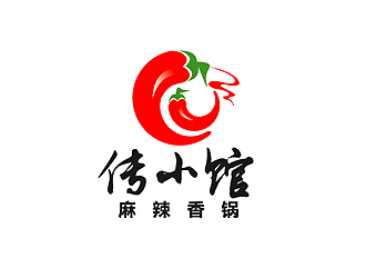 秦晓东的传小馆麻辣香锅logo设计