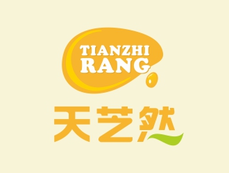 吴志超的天芝然奶制品商标设计logo设计