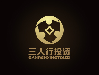 张俊的三人行投资有限公司logo设计