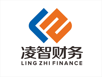 唐国强的凌智财务logo设计