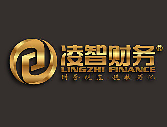 凌智财务logo设计