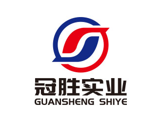 向正军的河南冠胜实业有限公司logo设计