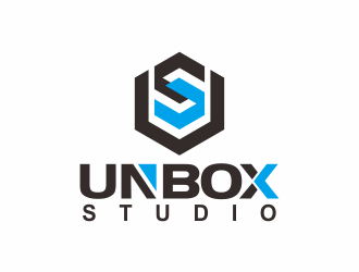 何嘉健的Unbox Studio个人工作室logo设计logo设计
