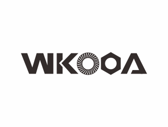 何嘉健的WKOOA五金店英文logologo设计