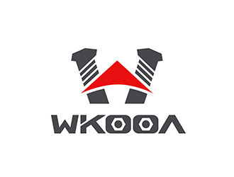 潘乐的WKOOA五金店英文logologo设计