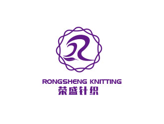 朱红娟的荣盛针织RONGSHENG KNITTING商标设计logo设计