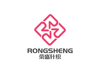 吴晓伟的荣盛针织RONGSHENG KNITTING商标设计logo设计