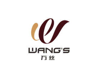 郭庆忠的WANG'S 万丝婚纱礼服定制工作室logologo设计