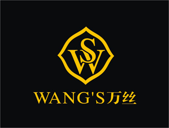 王文彬的WANG'S 万丝婚纱礼服定制工作室logologo设计