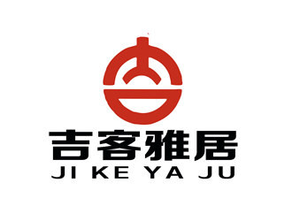 朱兵的吉客雅居字体logo设计logo设计