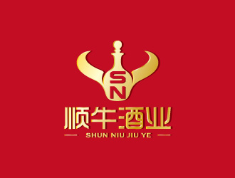 周金进的宁夏顺牛酒业销售有限公司logo设计