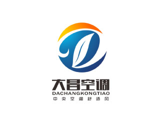 郭庆忠的大新县大昌冷气设备有限公司标志logo设计