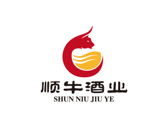 孙金泽的宁夏顺牛酒业销售有限公司logo设计