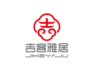 孙金泽的吉客雅居字体logo设计logo设计