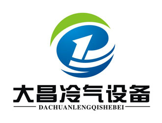 王文彬的大新县大昌冷气设备有限公司标志logo设计