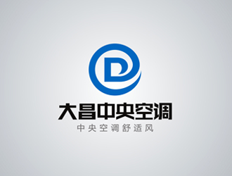 郑国麟的大新县大昌冷气设备有限公司标志logo设计