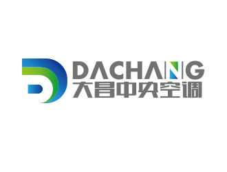 何锦江的大新县大昌冷气设备有限公司标志logo设计