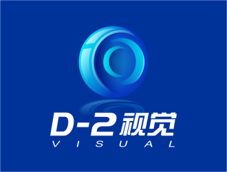 张峰的D-2视觉摄影工作室logo设计