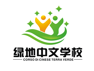 王文彬的绿地中文学校CORSO DI CINESE TERRA VERDElogo设计