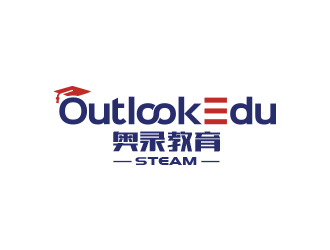高明奇的广州奥录教育投资管理有限公司logo设计
