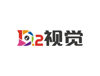 周金进的D-2视觉摄影工作室logo设计