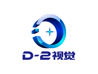 孙金泽的D-2视觉摄影工作室logo设计