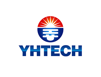 潘乐的YHTECH LED灯logo设计logo设计