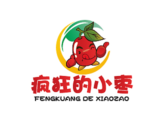 秦晓东的疯狂的小枣食品卡通设计logo设计