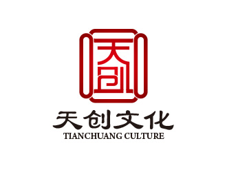黄安悦的天创文化logo设计