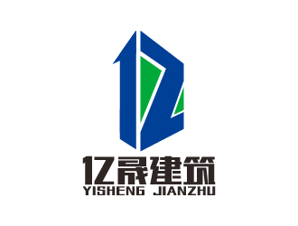 叶美宝的武汉亿晟建筑工程logo设计