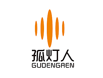 赵鹏的孤灯人渔具商标设计logo设计