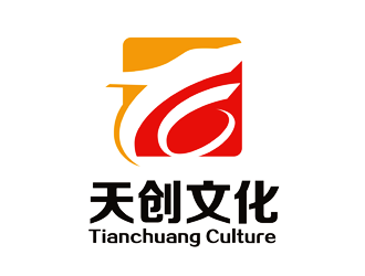 谭家强的天创文化logo设计