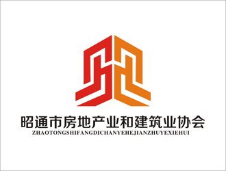 王文彬的昭通市房地产业和建筑业协会logo设计