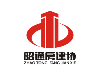 谭家强的昭通市房地产业和建筑业协会logo设计