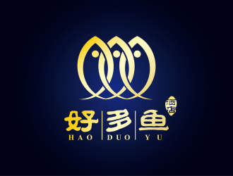 安冬的好多鱼酒店logo设计