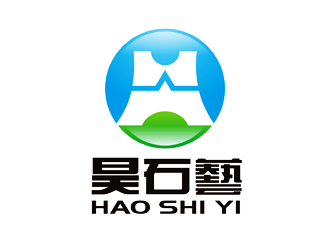 谭家强的昊石藝logo设计