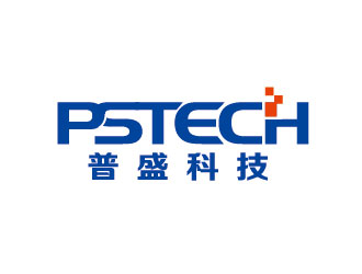 李贺的pstech/普盛科技公司logologo设计