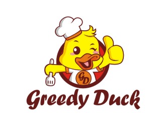 曾翼的Greedy Duck Pte Ltd（馋嘴鸭有限公司）logo设计