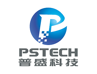 彭波的pstech/普盛科技公司logologo设计